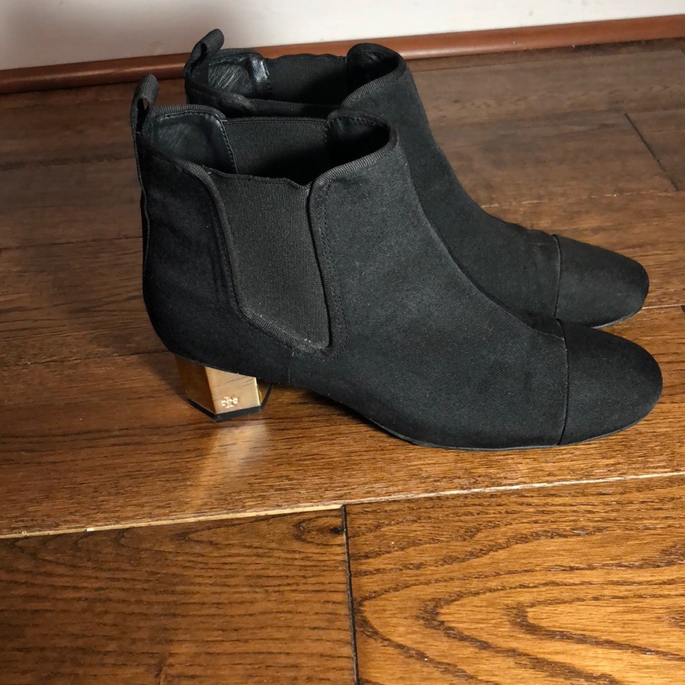 Tory Burch Regina Golden Heel bootie - Picture 3 of 8